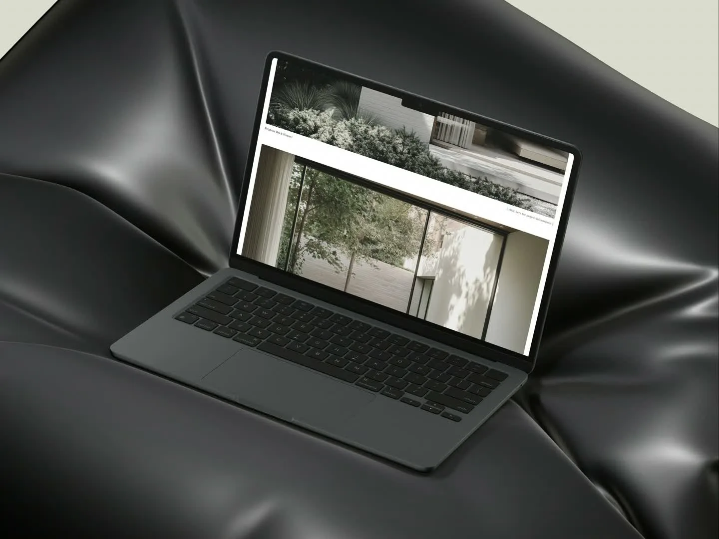 Studio Sown, desktop website preview